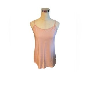Time And Tru Pink Adjustable Strap Cami XL